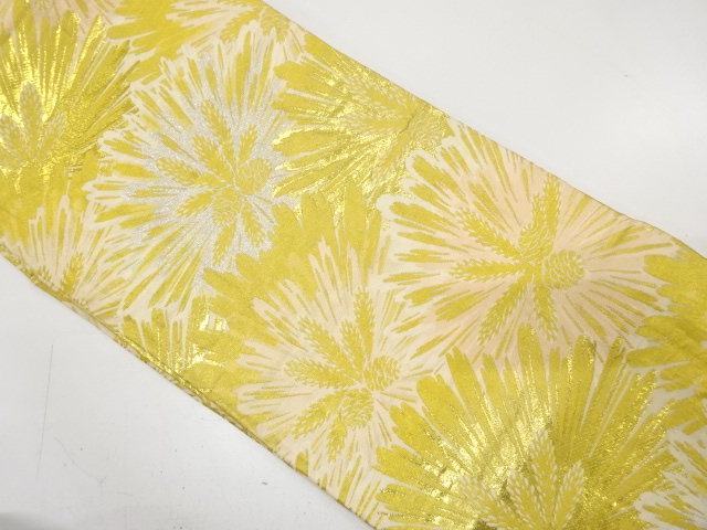 JAPANESE KIMONO / ANTIQUE MARU OBI / WOVEN JAPANESE LARCH